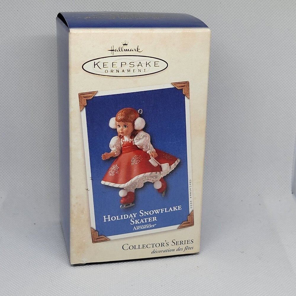 Hallmark 2003 Holiday Snowflake Skater Collector's Series Madame Alexander New